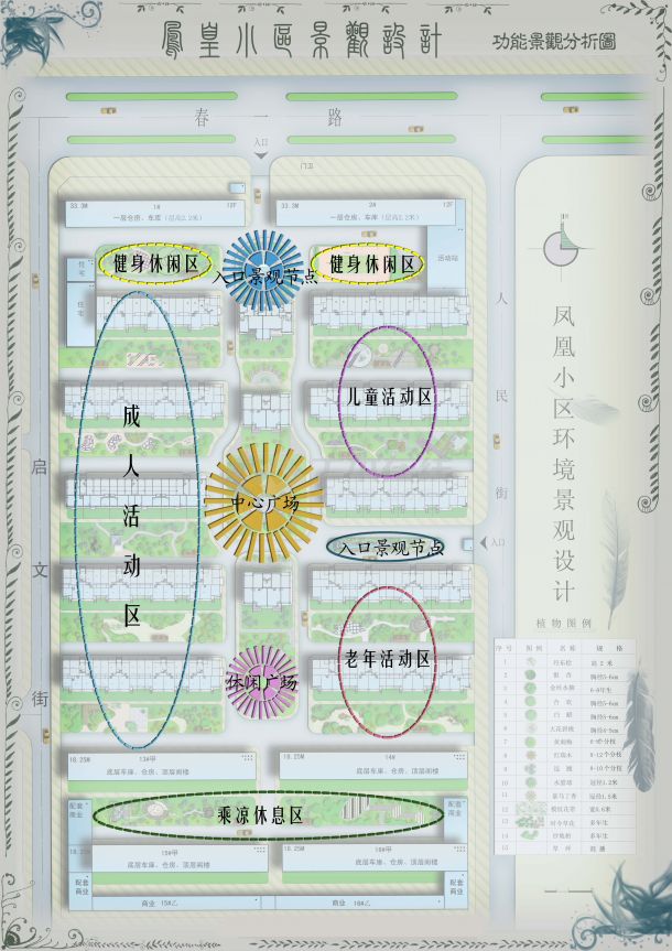 [北京]小区景观设计方案图-图二