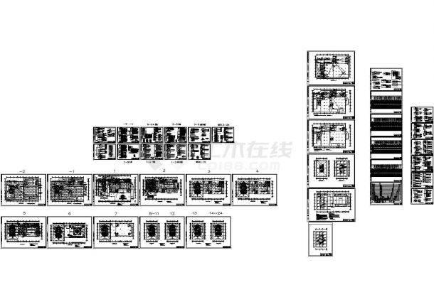 办公楼设计_【珠海】某商务办公楼强电cad施工全套图-图一