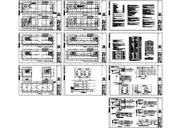 [新疆]4层框架结构商业楼全套结构设计施工图-图二