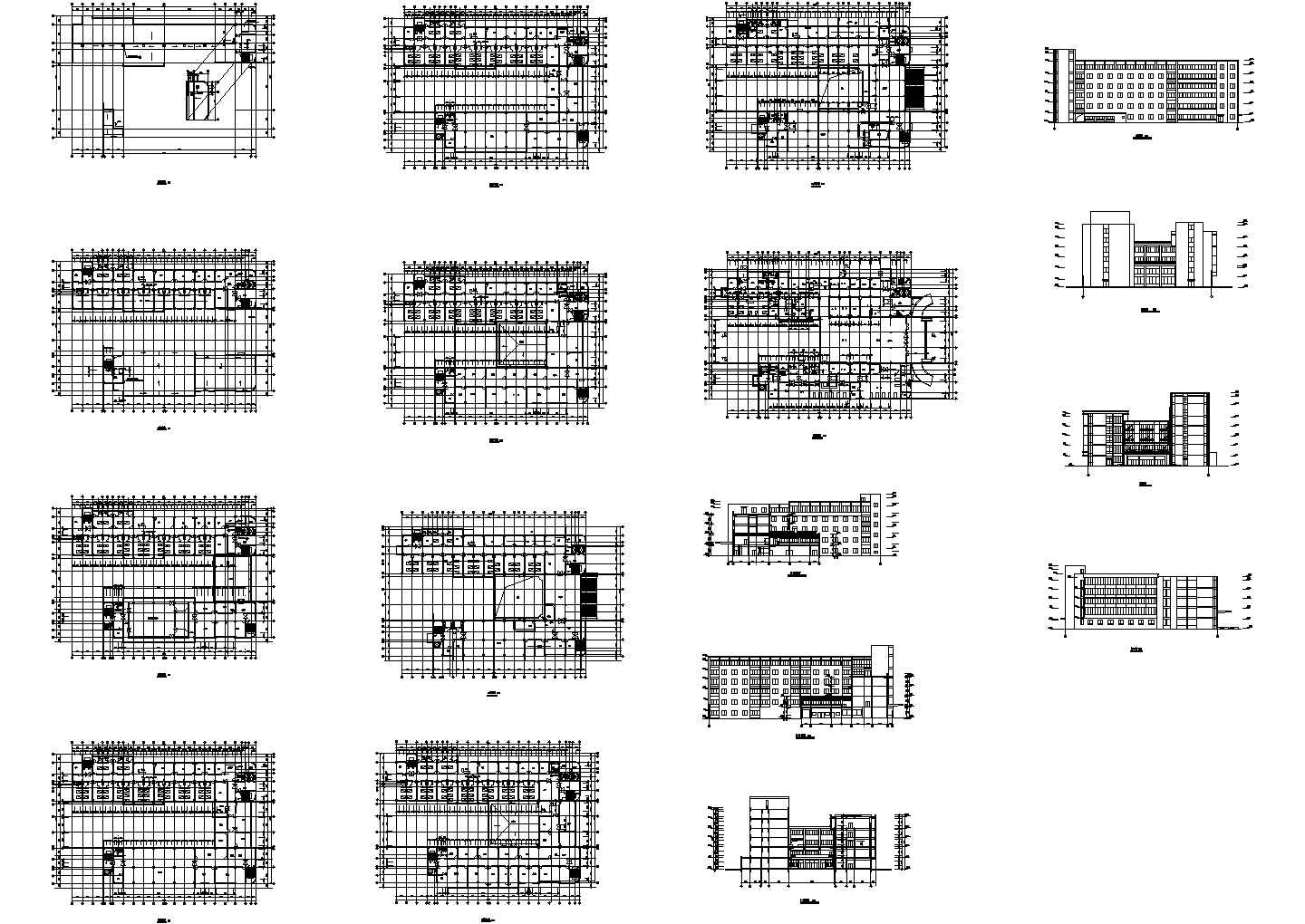 【苏州】某六层医院住宅楼全套建筑设计方案cad图纸