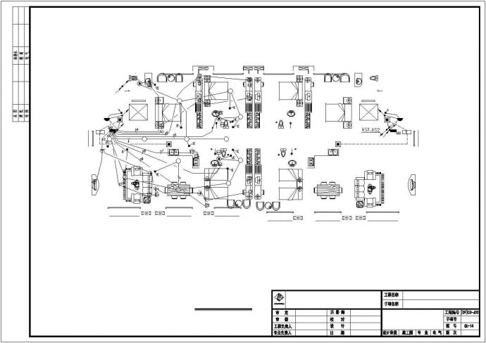 海南宾馆全套强弱电设计施工图（50张）_图1