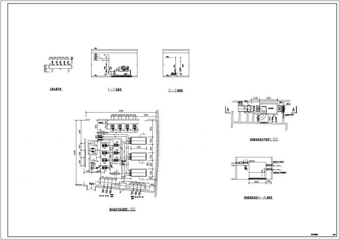 某医院4.7万平米15层框架结构住院楼空调系统设计CAD图纸_图1