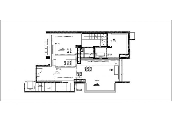 400平米3层高档别墅全套空调及通风系统设计CAD图纸_图1