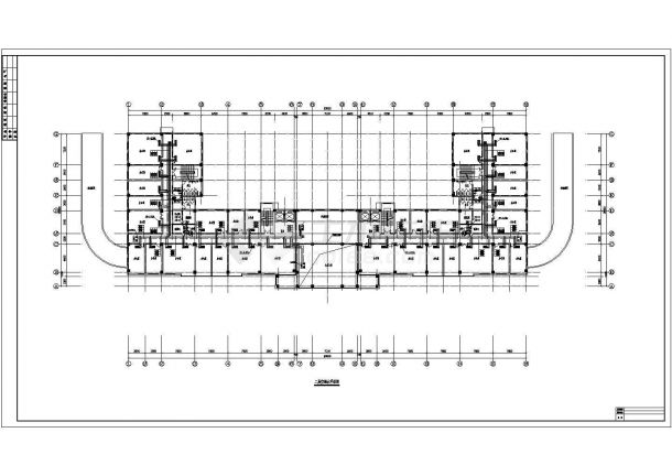 5600平米8层框架结构商业大厦全套空调系统设计CAD图纸-图一