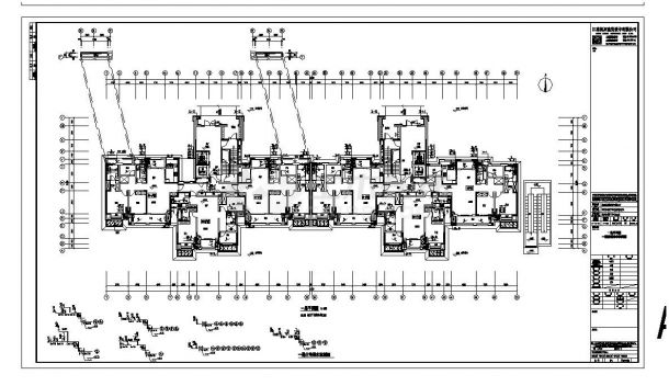 某三十层住宅给排水消防系统设计施工cad图纸-图二