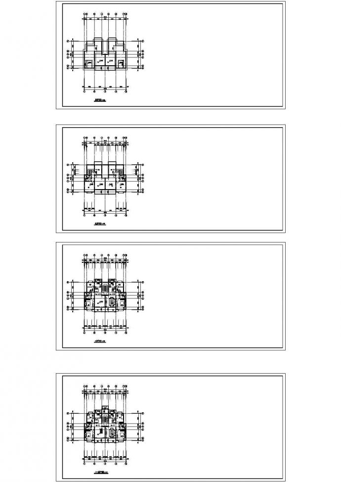某住宅楼平面图建筑cad施工图纸共十三张，含设计说明_图1