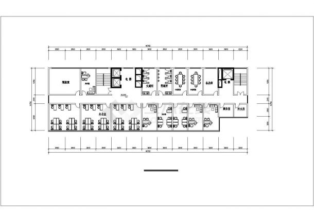 某小高层框架结构宾馆大楼设计cad整套建筑方案图纸（甲级院设计）-图一