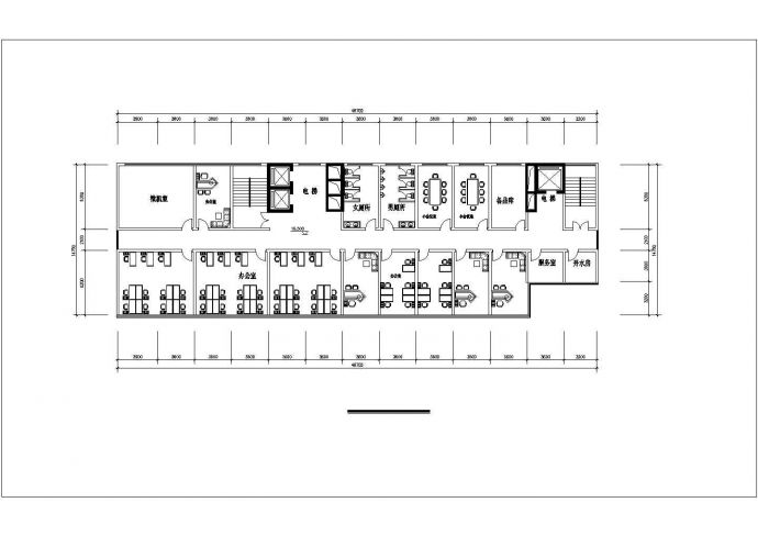 某小高层框架结构宾馆大楼设计cad整套建筑方案图纸（甲级院设计）_图1