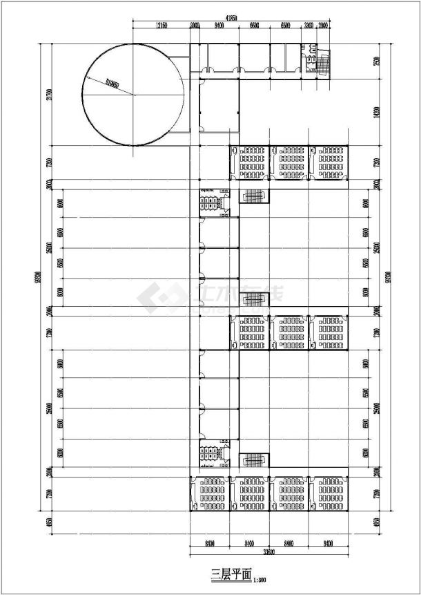 衢州市某实验小学新校区平面规划设计CAD图纸（占地1万平/含单体图）-图一