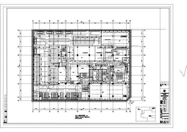 某地区公寓给排水施工布置参考详图-图一