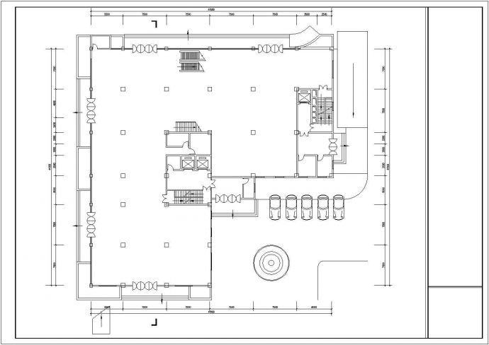 衢州市某商业街12层框架结构商业及办公综合楼建筑设计CAD图纸_图1