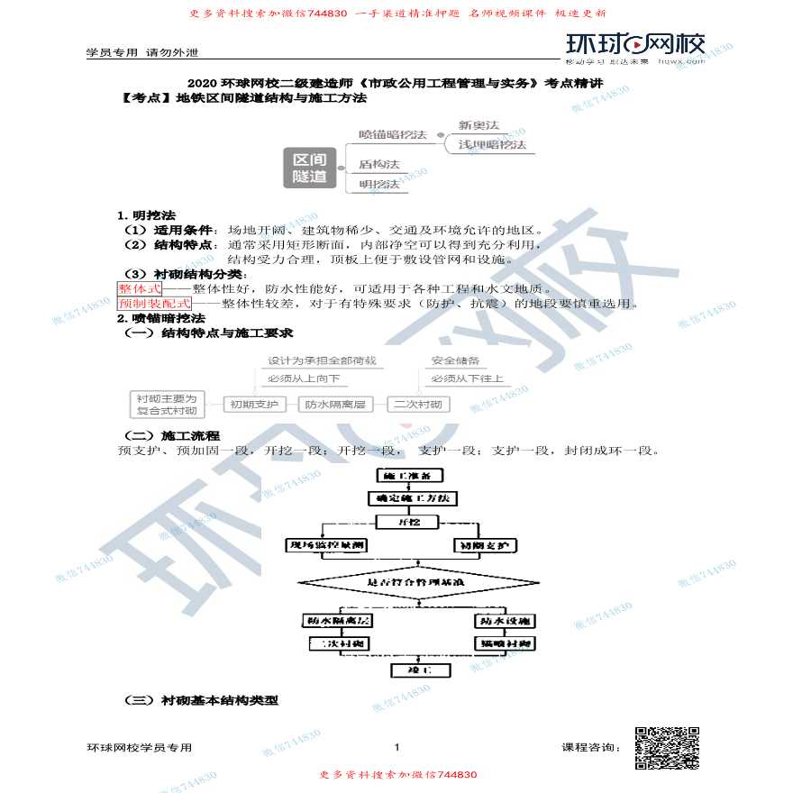 第40讲-地铁区间隧道结构与施工方法-图一