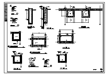 人民地下室防空建筑设计cad图，共四张_图1