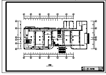 商场空调系统设计_某市四层商场空调制冷系统设计cad图纸-图二