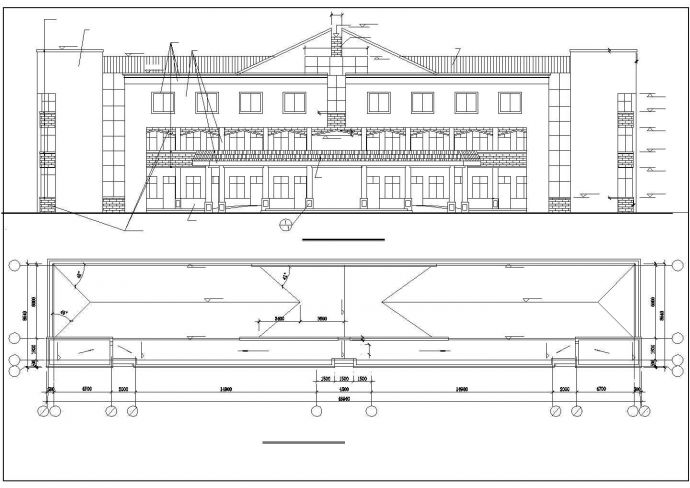 济宁市某单位1640平米3层框架结构办公楼建筑设计CAD图纸_图1