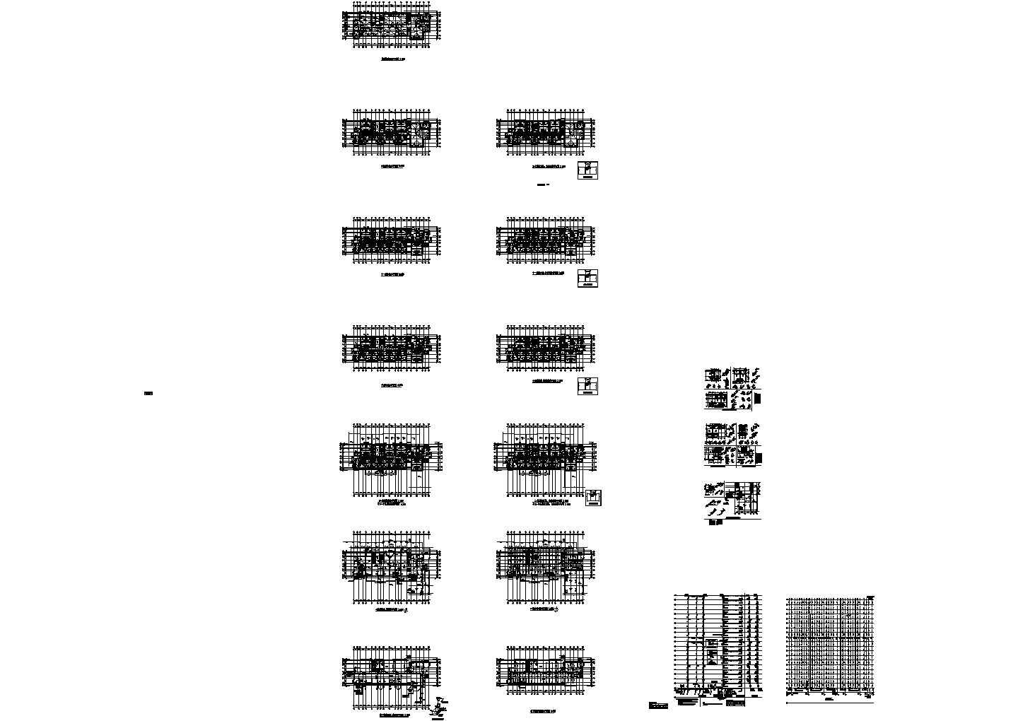 [河南]高层公寓楼给排水及消防设计施工图（自动喷淋）（绘图细致）