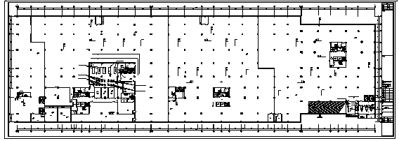某市十八层带地下室大型商场空调通风全套施工cad图_商场空调通风施工-图二
