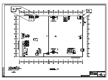 超市空调通风设计_某市三层带地下室超市空调通风全套施工cad图纸_图1
