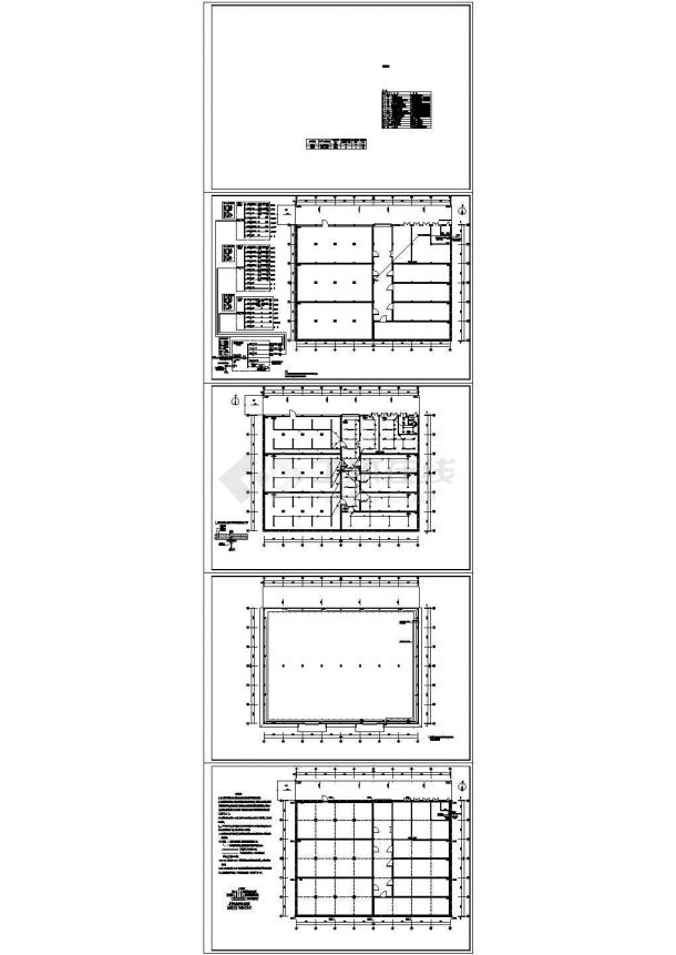 某两层冷库及粮库配电设计cad电气施工全套图（甲级院设计）-图二