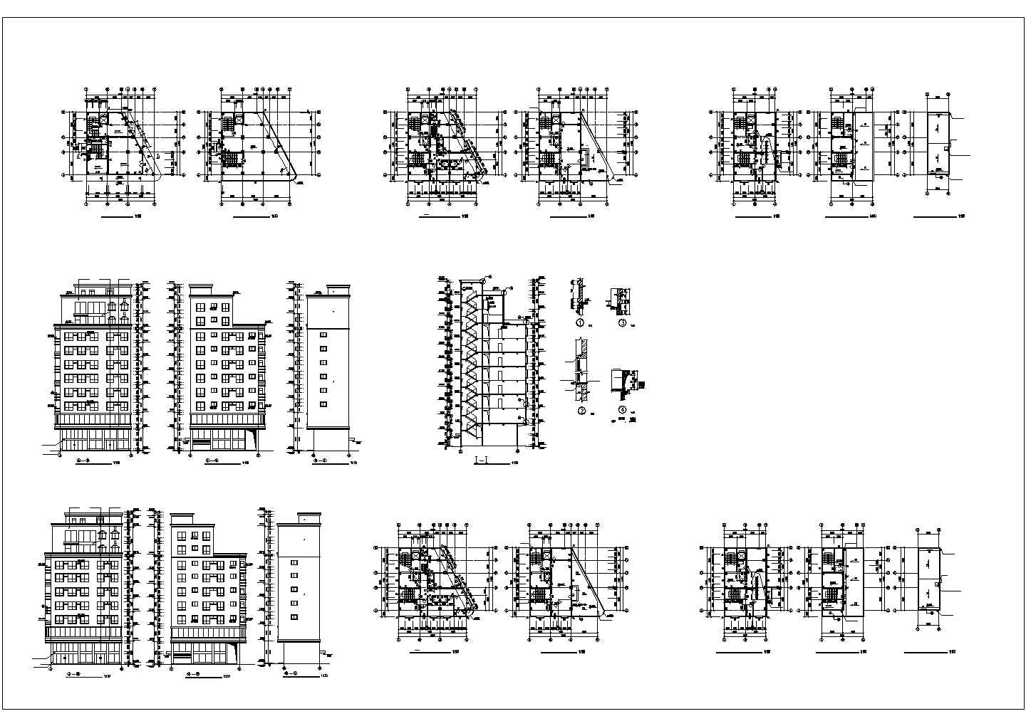 私宅CAD建筑设计方案图