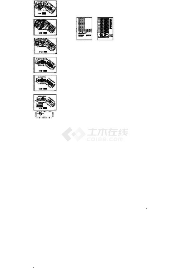 [安徽]二十八层商住小区消防设计全套cad图纸-图一