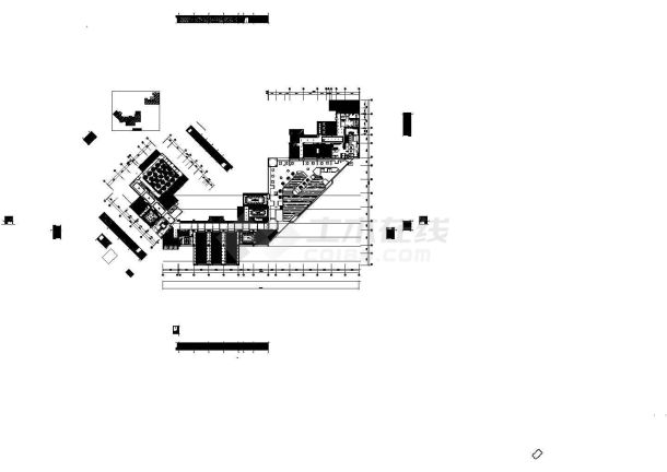 三亚华美达酒店主过道全套非常实用设计cad图纸-图一