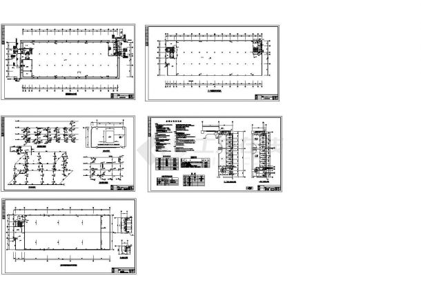 厂房设计_广东某厂房给排水设计（底层给排水平面布置图、消火栓系统图等）-图一