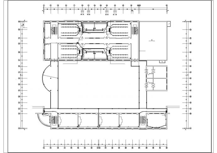 某6966平米二中五层砖混结构教学楼电气设计图纸_图1