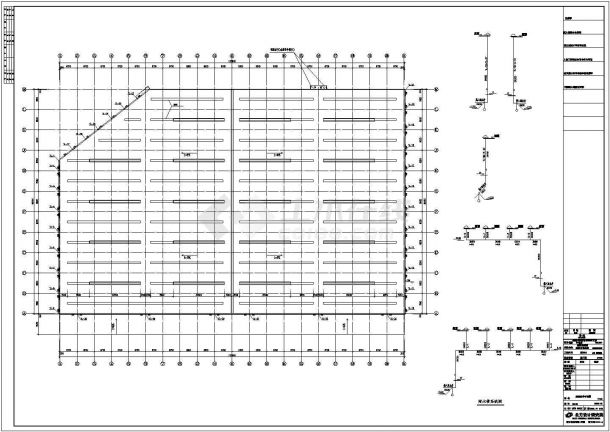 某工厂仓库水施方案设计CAD图-图一