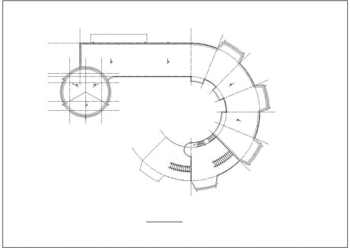 某2437平方米三层幼儿园建筑设计CAD图纸_图1