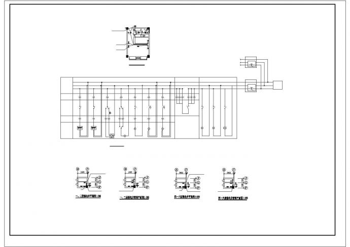 某六层集团宾馆电气施工cad图（含照明设计）_图1