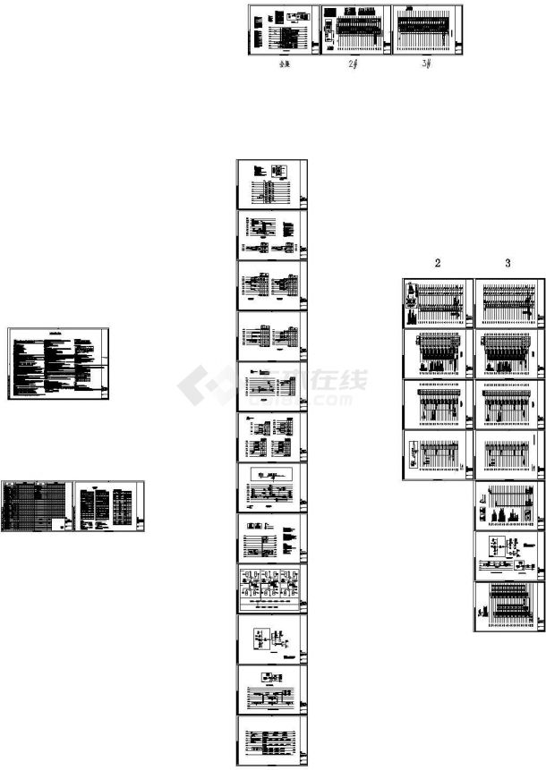 【西安】某综合性医院楼建筑施工目录（含模型）-图一