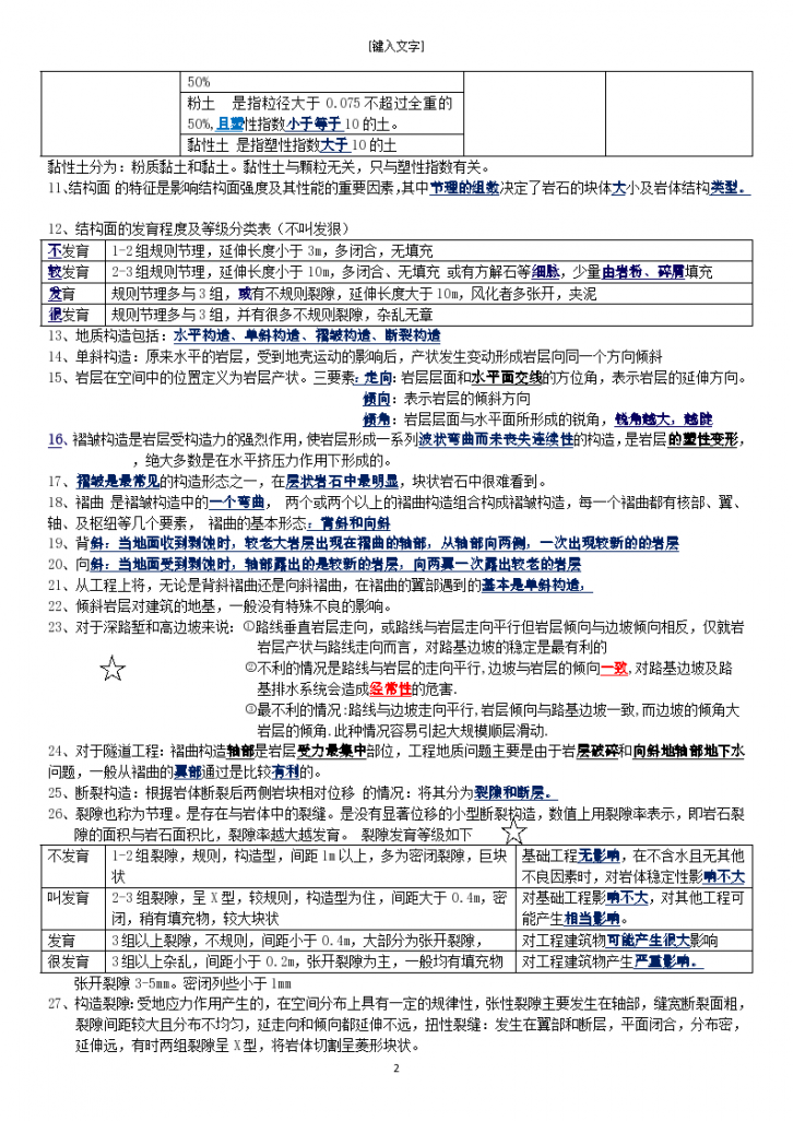 造价工程师技术与计量土建考点笔记-图二