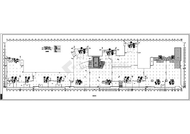 商业楼地下室通风排烟设计CAD施工图-图二