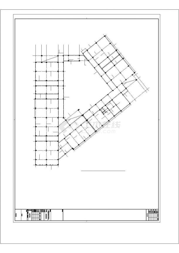 杭州某三层幼儿园建筑设计施工图-图二