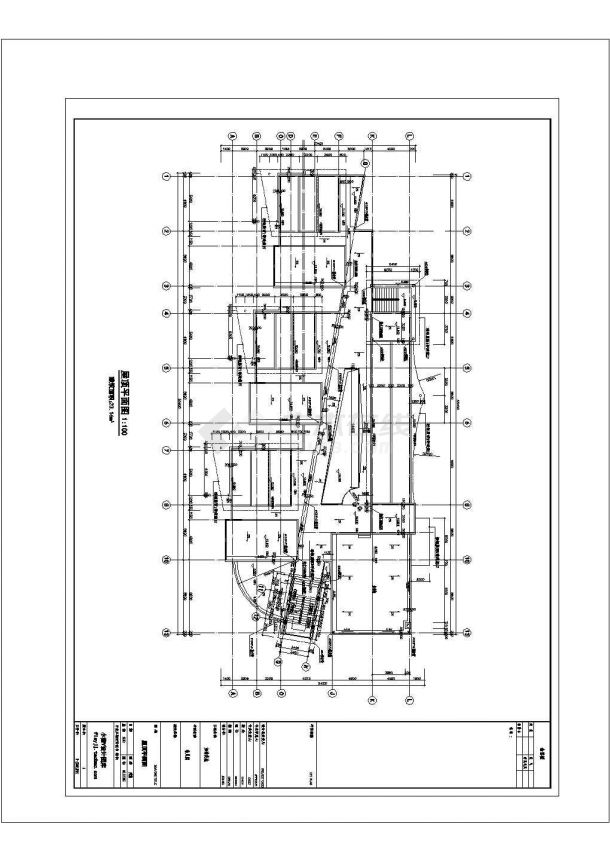 3层2525.68平米市中心区幼儿园建筑结构施工图（含设计说明、39个CAD）-图一