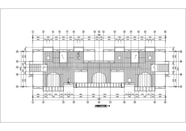 沈阳某小区6层框架结构住宅楼建筑设计CAD图纸（不含阁楼和半地下室）-图一