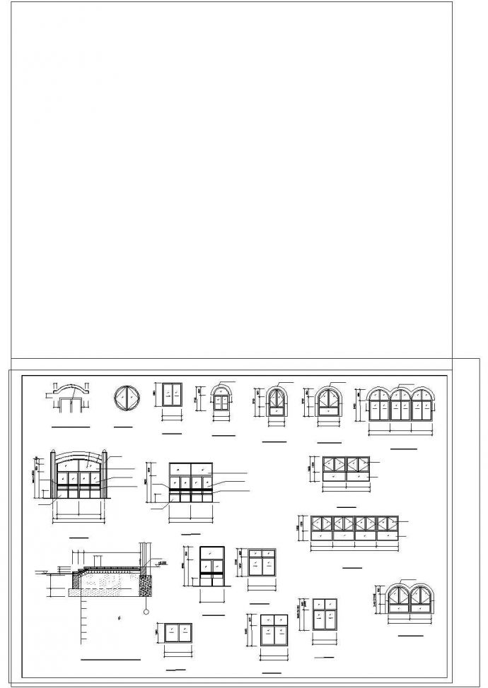 3层2763.41平米幼儿园建筑施工图（含设计说明，楼梯、门窗、卫大样）_图1