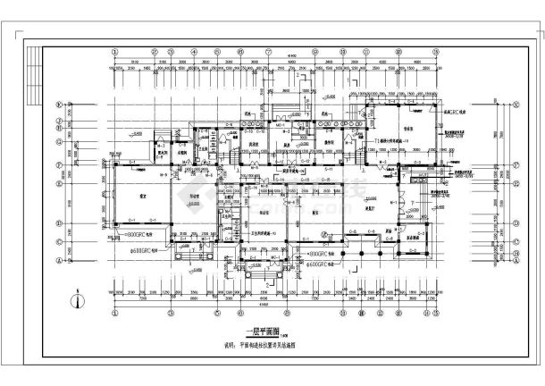 某4班2层精品幼儿园建筑施工图【平立剖 门窗大样】-图二