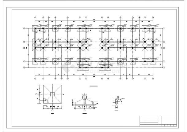 某职业技术学院教学楼毕业设计(含计算书、建筑结构设计图)-图二