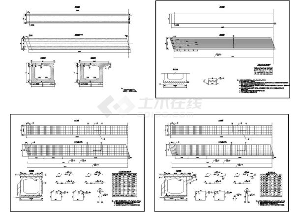 16m先张法预应力混凝土空心桥板结构设计图-图一