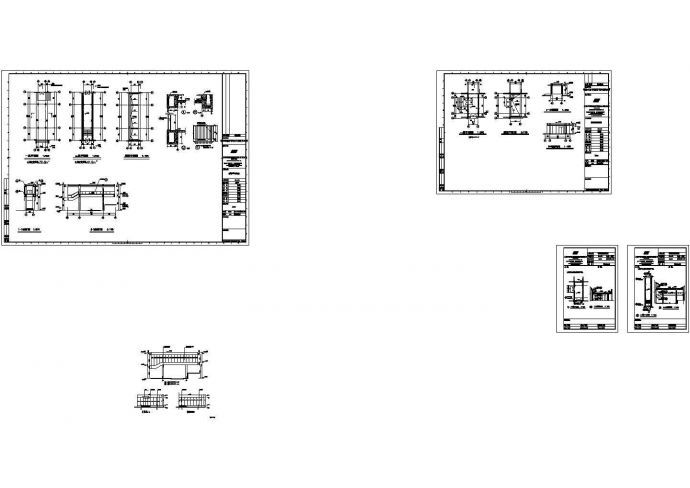 青岛德馨温泉酒店联廊全套非常实用设计cad图纸_图1