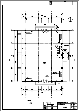 西安三层古建营业厅建筑施工cad图，共七张