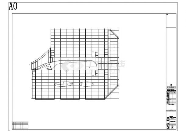 温州某厂房改教学楼结构加固CAD施工图-图一