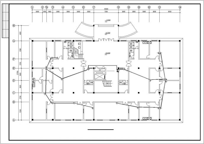 烟台市某医院4层医院影像楼全套电气施工设计CAD图纸_图1