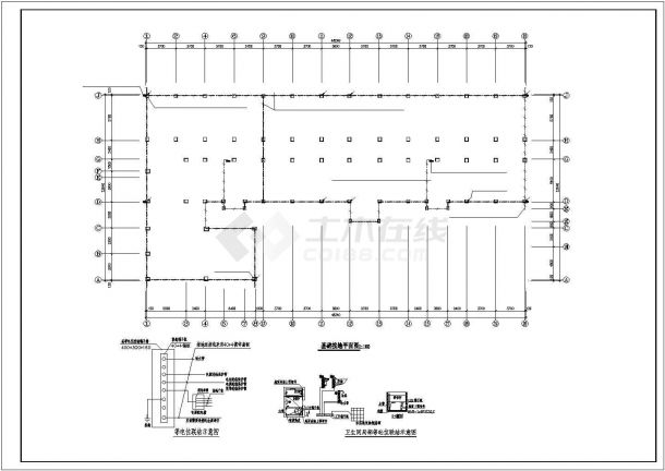 湖州市某综合医院6层门诊综合楼全套电气施工设计CAD图纸-图一