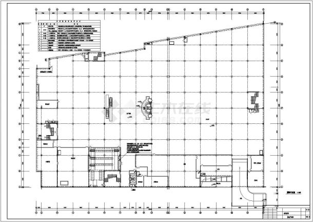 某地大型建材施商场设计规划方案cad图纸，共一份资料-图二
