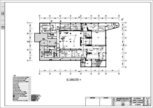 胶州路大厦电气设计全套CAD图-图一