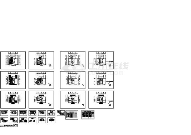 惠州高档别墅装修图（CAD，32张图纸）-图二