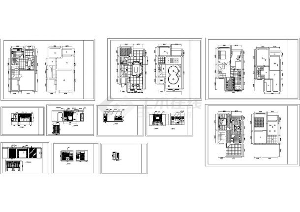 别墅装修设计图（CAD，10张图纸）-图一